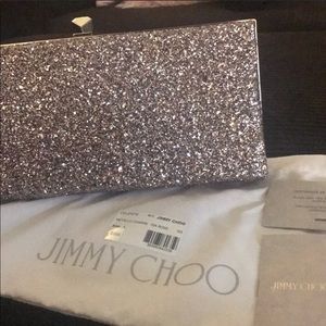Jimmy Choo Sparkly Large Clutch 💕